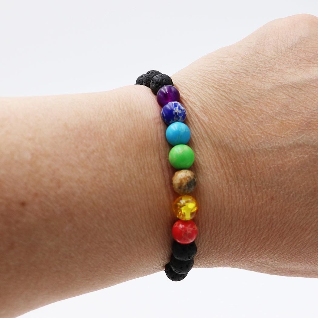 Balance Your Energy & Attract Positive Vibes with 7-Chakra Bracelet πβ¨